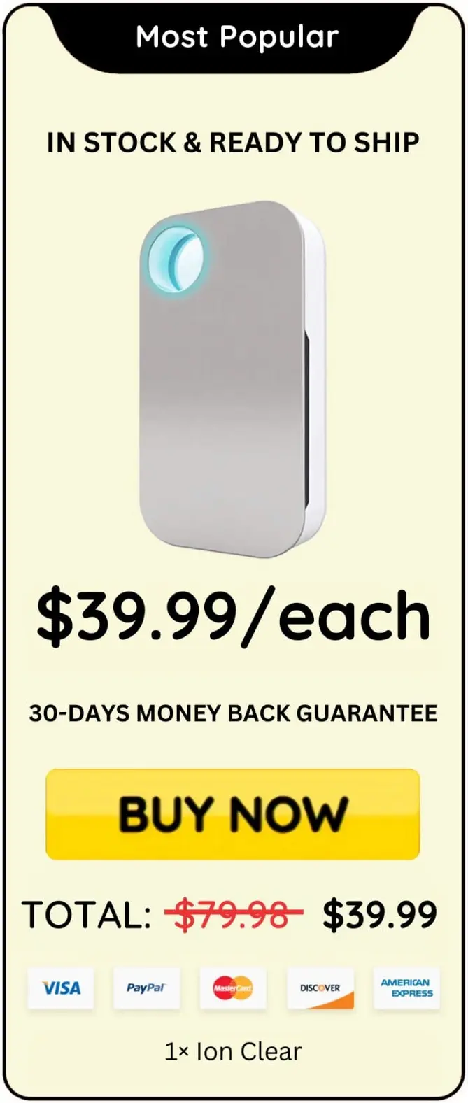 IonClear offer price