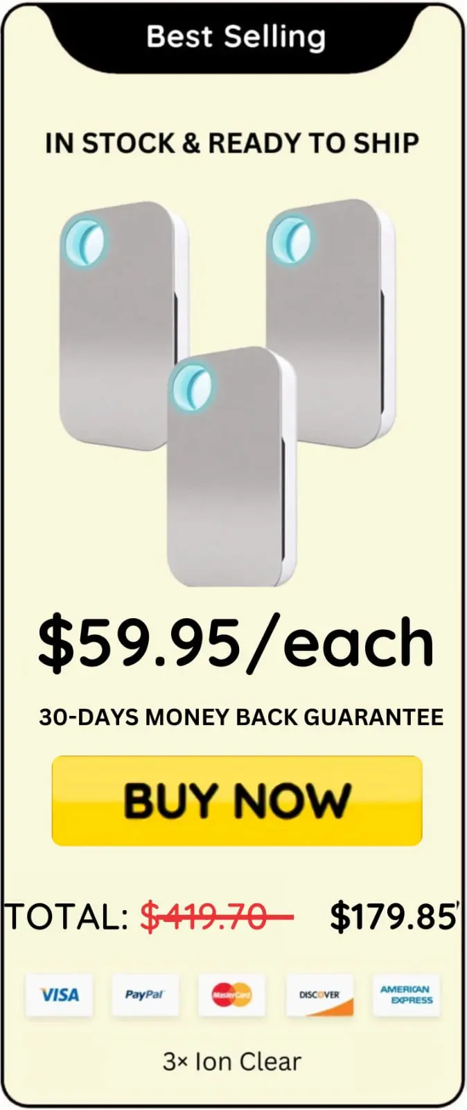 Ion Clear offer price